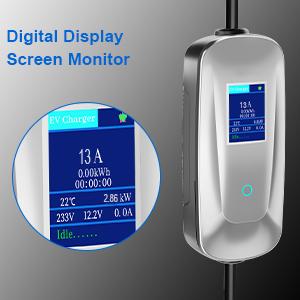 10A Великобритания 3 ПИН-подключение к Type 1/ Type 2 EV зарядная станция Wallbox портативный для EV / PHEV 10