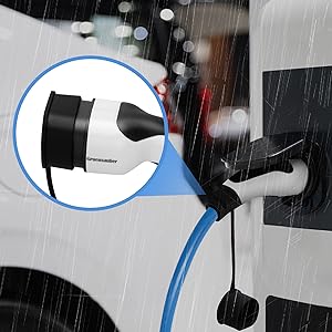 Кабель для зарядки электромобилей от мужчины к женщине тип 2 катушки SAE J1772 тип 1 1 / 3 фаза 3.6KW - 22KW 5