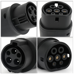 Адаптер для зарядки электромобилей типа 1 до типа 2 SAE J1772 до IEC62196 32A 250V 8KW 3