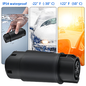 Адаптер для зарядки электромобилей типа 1 до типа 2 SAE J1772 до IEC62196 32A 250V 8KW 4