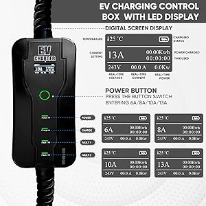 21 футовый расширительный кабель Tesla 120V / 240V AC 48A Расширительный кабель Tesla Charger 2