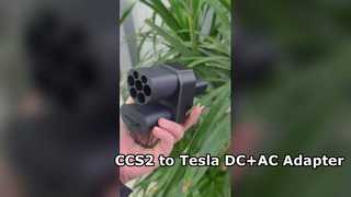 Зарядный адаптер CCS2 для Tesla EV DC Быстрое зарядное устройство для электромобиля
