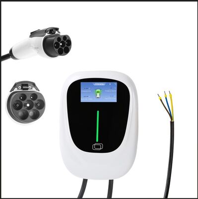 7КВт Домашнее использование Электрическое транспортное средство Точка AC EV Стенная коробка со станцией, установленной дома