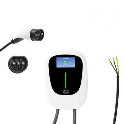 11KW 16/32A Дисплейный экран AC EV Wallbox Электромобильная зарядная станция дома или в коммерческих условиях