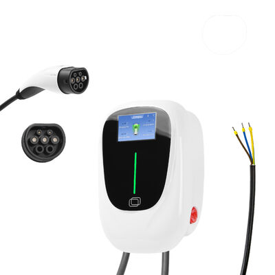Смарт-станция зарядки электромобилей для дома с приложением / DLB / RFID / WIFI / Bluetooth 7kW 11kW 22kW Wallbox EV зарядка